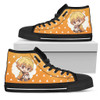 Cute Starry Demon Slayer Shoes High Top Sneakers Anime