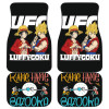 Luffy Goku Car Floor Mats Front And Back