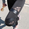VanityVibe Women Splice Lace Running Patchwork Bandage Leggings