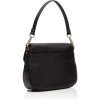MICHAEL KORS  Evie Convertible Black Leather Shoulder Bag