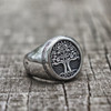Stainless Steel Ancient Yggdrasil Ring