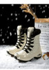 Women's Waterproof Comfortable Lace-up Boots