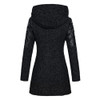 Modern Lady Hooded Coat
