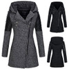Modern Lady Hooded Coat
