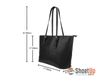 My Gun- Large Leather Tote Bag- Free Shipping