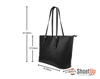 Don't Give Up-Small Leather Tote Bag-Free Shipping