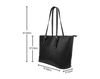 My Gun-Small Leather Tote Bag-Free Shipping