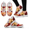 Nova Scotia Duck Tolling Retriever On Red-Women's Running Shoes-Free Shipping