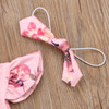 Girl Baby Girl Jumpsuit Summer Flora Pink