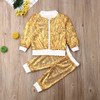 Fashionable Sequin Zipper Tracksuit Sets