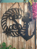Nautical Decor - Anchor - Custom Monogram or Address # - 24" Beach House Decor
