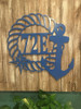 Nautical Decor - Anchor - Custom Monogram or Address # - 24" Beach House Decor