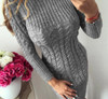 O Neck Winter Warm Sweater Dress Women Sexy Slim Bodycon