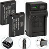BM Premium 2 SLB-10A Batteries and Charger for Samsung SL105, SL202, SL203, SL310, SL310W, SL420, SL502, SL620, SL720, SL820 TL9, WB150, WB150F Camera