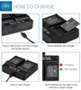 BM 2 NB-11LH Batteries and Dual Battery Charger for Canon Elph 190, Elph 320, Elph 340, Elph 350, Elph 360, A2600 A3400 A4000 SX400 SX410 SX420 Camera