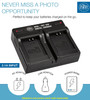 BM 2 NB-11LH Batteries and Dual Battery Charger for Canon Elph 190, Elph 320, Elph 340, Elph 350, Elph 360, A2600 A3400 A4000 SX400 SX410 SX420 Camera