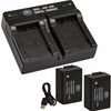 BM 2 DMW-BMB9 Batteries and USB Dual Charger for Panasonic Lumix DC-FZ80 DMC-FZ40K DMC-FZ45K DMC-FZ47K FZ48K FZ60 FZ70 DMC-FZ100 DMC-FZ150 Cameras