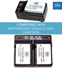 BM Premium 2-Pack of LP-E8 Batteries for Canon EOS Rebel T2i, T3i, T4i, T5i, EOS 550D, EOS 600D, EOS 650D, EOS 700D DSLR Digital Cameras