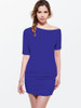 Short Sleeve Ruffle Women's Bodycon Dress