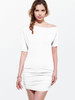 Short Sleeve Ruffle Women's Bodycon Dress