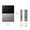 Original WD My Passport Ultra 1TB 2TB 4TB 5TB External Hard Drive USB 3.0 HDD Encryption Harddisk Storage Device