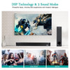 120W Soundbar Home Theater Sound System TV Bluetooth Speaker Support Optical AUX Coaxial Sound Bar Subwoofer Speakers For TV