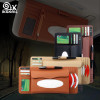 IKSNAIL Multifunction Car Sun Visor Holder Tissue Box CD Storage Organizer Car Styling Card Pen Bill Wallet Interior Pouch Clip