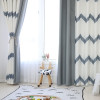 [byetee] Modern Striped Mosaic Window Curtain Bedroom Balcony Curtain Blackout Curtains For Living Room Cortina Cortinas