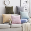 45x45cm Plush Pillow Case Brief Sofa Office Car Decorative Cushion Covers Back Cushion Comfortable Not Vacuuming Pillow Cover