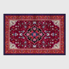 Persian Style Area Rugs Luxury Red Flower Printed Large Carpets for Living Room Bedroom Decor Tapete Kitchen Anti-Slip Floor Mat