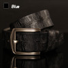 HREECOW Designer Belts Men High Quality Male Belt Genuine Leather Strap Luxury Famous Brand Crocodile Pin Buckle Ceinture Homme