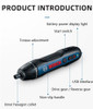 BOSCH GO BOSCH GO2 Mini Electrical-screwdriver 3.6V Lithium-ion Battery Rechargeable