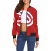 Atlanta Hawks All Over Print Bomber Jacket for Women