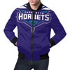 Charlotte Hornets All Over Print Bomber Jacket for Men