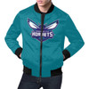 Charlotte Hornets All Over Print Bomber Jacket for Men