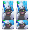 Toothless And Light Fury Front And Back Car Mats