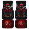 Deadpool Front And Back Car Mats