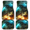 Godzilla Front And Back Car Mats