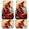 Godzilla Front And Back Car Mats