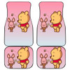 Cute Pooh And Piglet Front And Back Car Mats