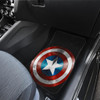 Captain America Shield Front And Back Car Mats