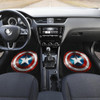 Captain America Shield Front And Back Car Mats