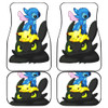 Toothless Pikachu Stitch Front And Back Car Mats