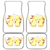 Pikachu Kiss Front And Back Car Mats