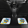 Stitch Fight Front And Back Car Mats