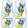 Stitch Fight Front And Back Car Mats