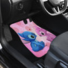 Stitch Love Front And Back Car Mats