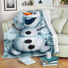 Olaf Snowman Frozen Premium Blanket