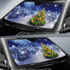 Christmas Tree Auto Car Sun Shade Windshield