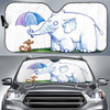 Elephant And Dog Auto Car Sun Shade Windshield